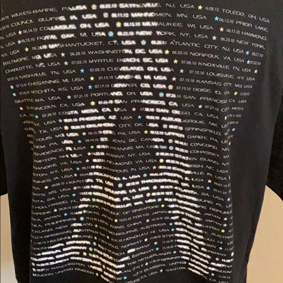 Adam Lambert Glam Nation 2010 Tour Shirt - Picture 5 of 7